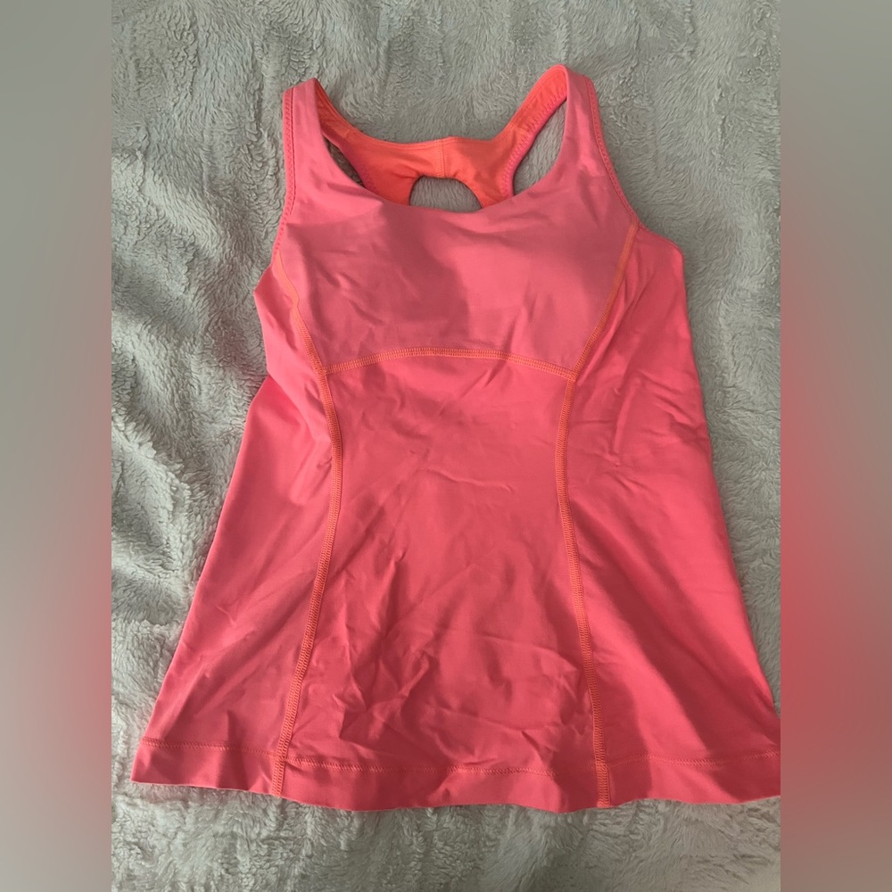 Lululemon pink tank top